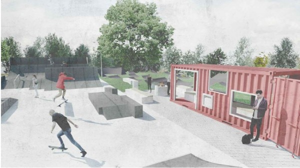 Skatepark ( Industriální park)